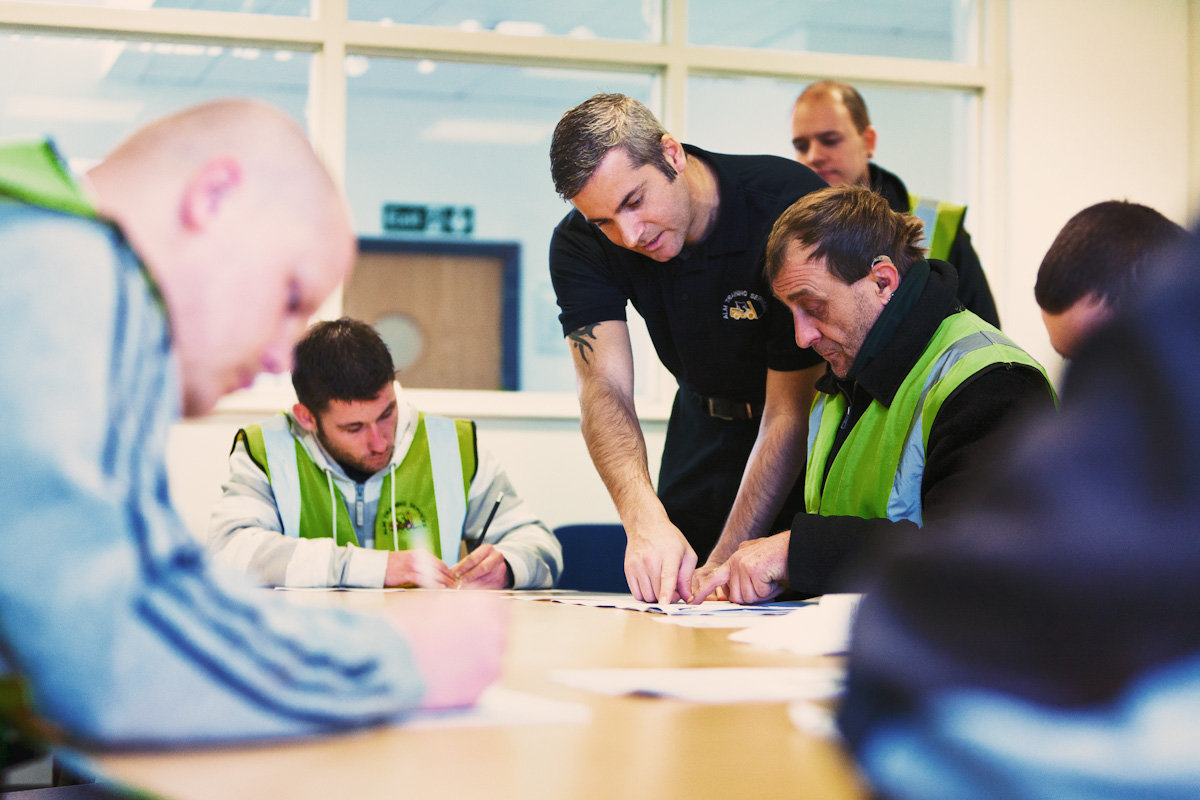 Forklift training course at ALM's Tilbury centre