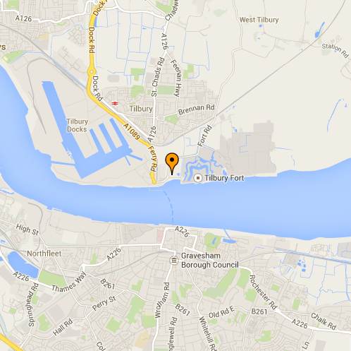 Map of ALM driver training centres in Essex